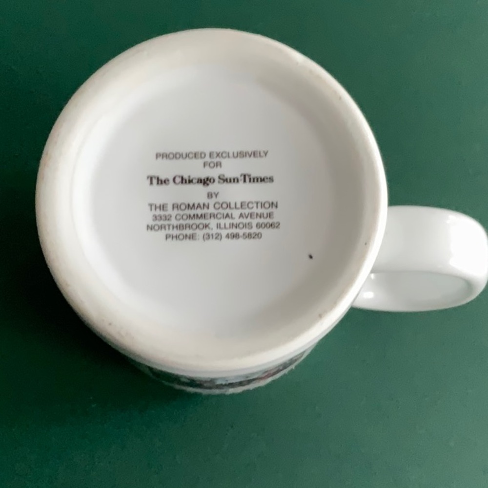 Vintage The Chicago Sun Times. Bears Supermen Ceramic Mug - Picture 3 of 4